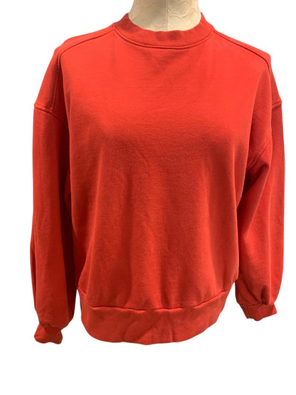 Small Everlane Womens Pullover Crewneck Sweatshirt Light Red Organic Cotton