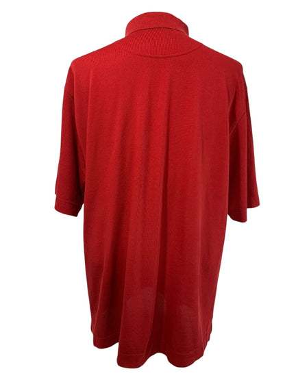 XL Cutter & Buck Mens Cornell Red Polo Golf Shirt Short Sleeve