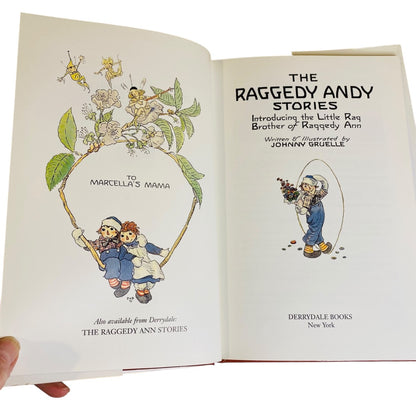 Lot of 4 Raggedy Ann and Andy Books Assorted Hardcover Scratch & Sniff
