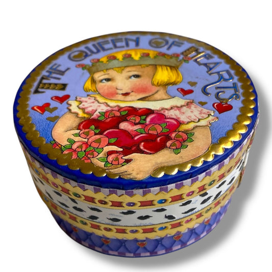 Mary Engelbreit Pooch & Sweetheart The Queen of Hearts Trinket Box