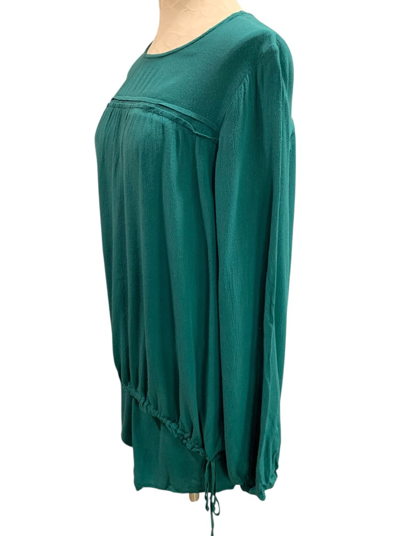 Large Tavik+ Womens Lounge Set Shorts Shirt Emerald Green