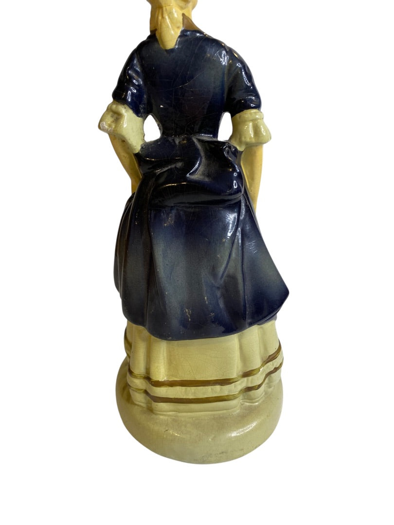 Vintage Roman Art Co. Robia Ware Victorian Style Chalkware Statue 10" St Louis Numbered