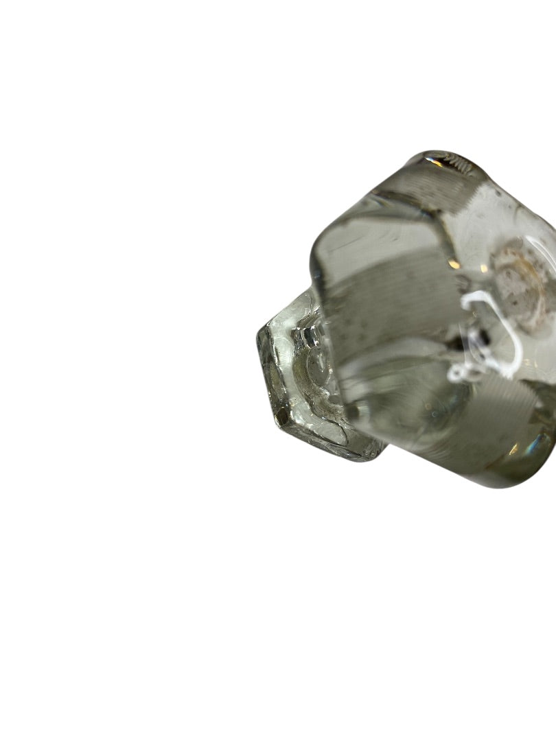 Glass Antique Drawer Knob Pull Clear 39mm 1.5" No Hardware