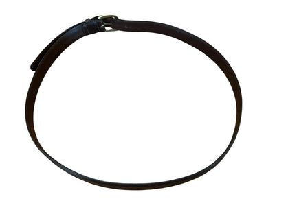 Size 36 Henry Grethel Belt Full Grain Steerhide Dark Brown Leather .75" width