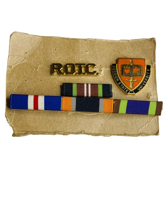 Vintage ROTC Pins Bar Oregon State University Lot of 4