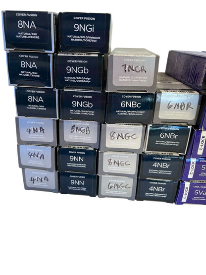 Lot of 49 Redken Fusion Hair Colors 2.1 oz New Cover Cool Super Glow Hi-Fusion