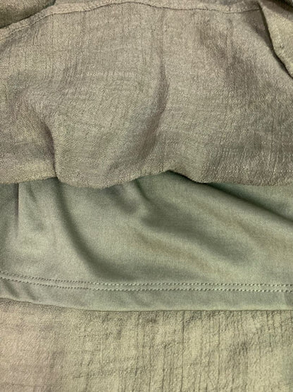 XL Indigo Rose Womens Boho Shift Dress Olive Green