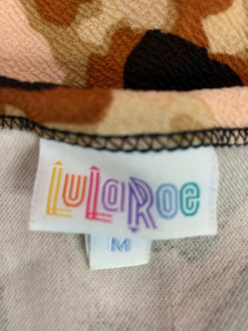 Medium LulaRoe Nicole Dress Scoop Neck Animal Print
