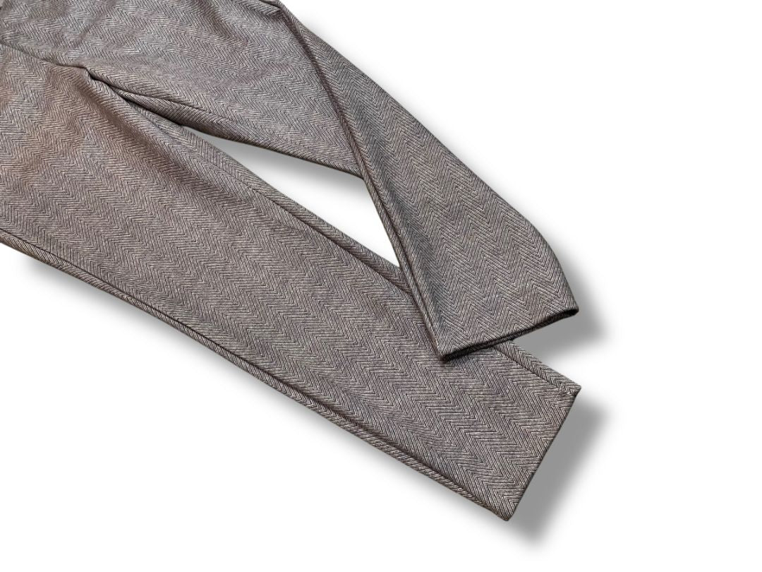 Size Large Philosophy Womens Soft Herringbone Pull On Pants Tummy Control