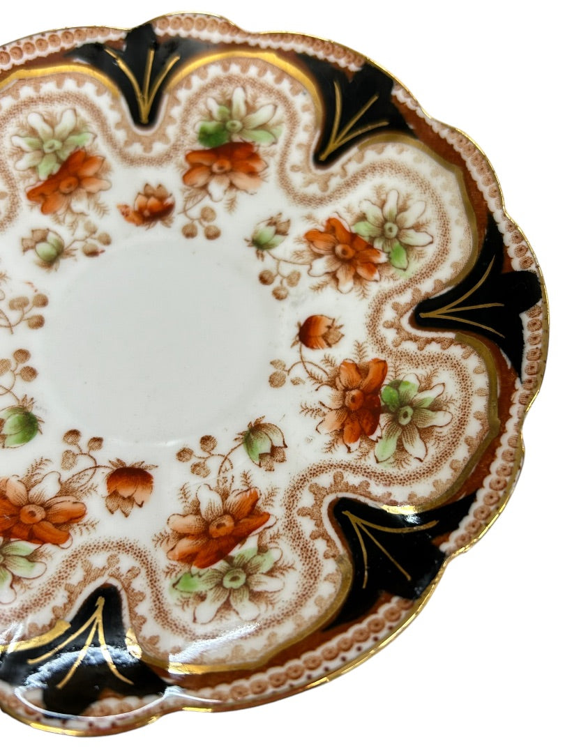Melba Bone China Daisy Saucer Plate England Vintage 5.5" Diameter