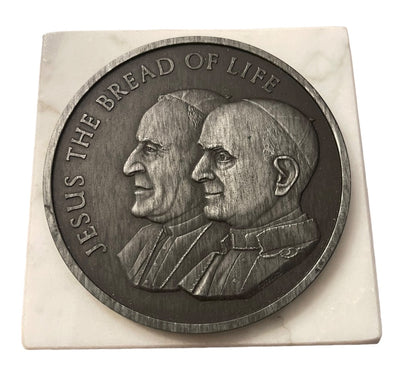 41st International Eucharistic Congress 1976 Philadelphia Medallion on Marble 3.2" x 3.5"