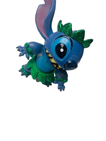 Disney Store Animators Lilo Hawaiian Stitch Figure 3" Hula Green Glitter