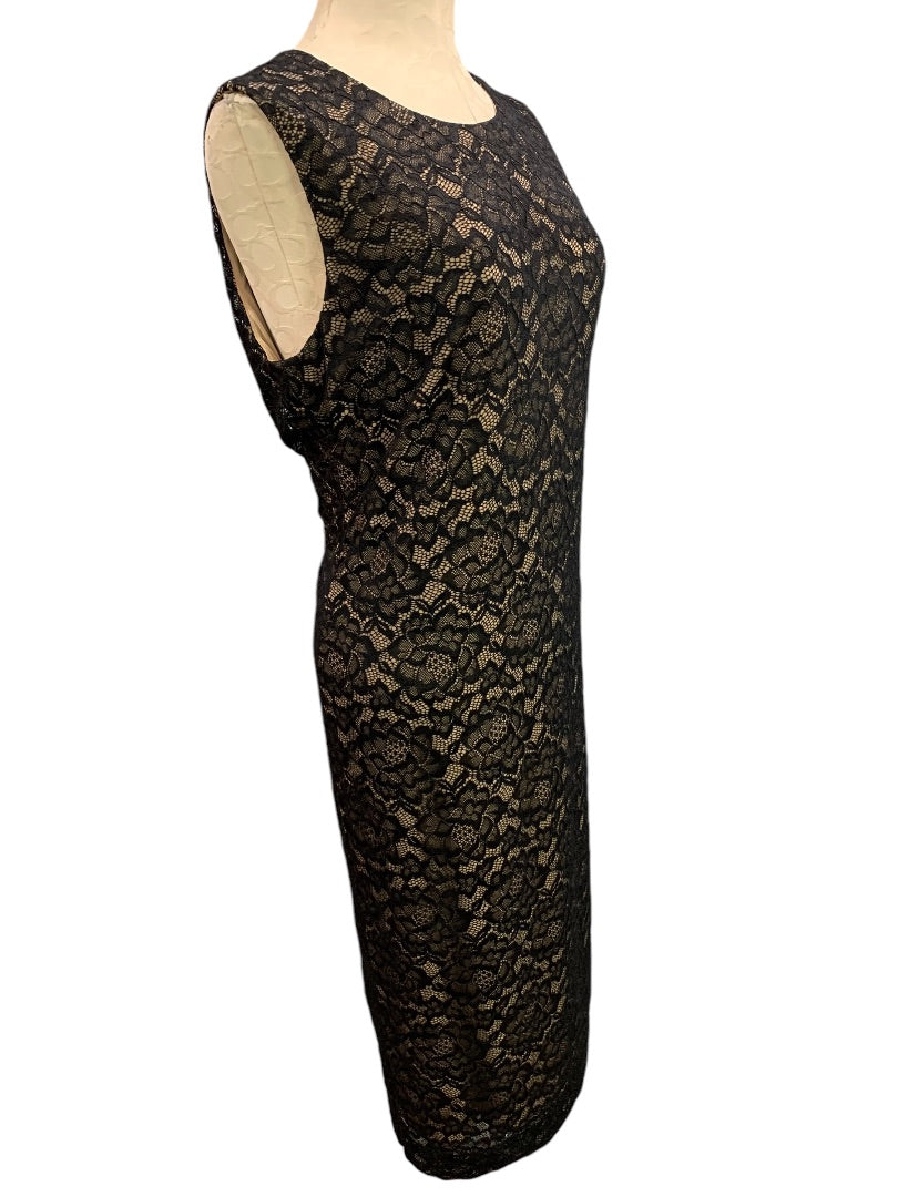 XXL Dress the Population Lined Black Lace New Stretch Dress