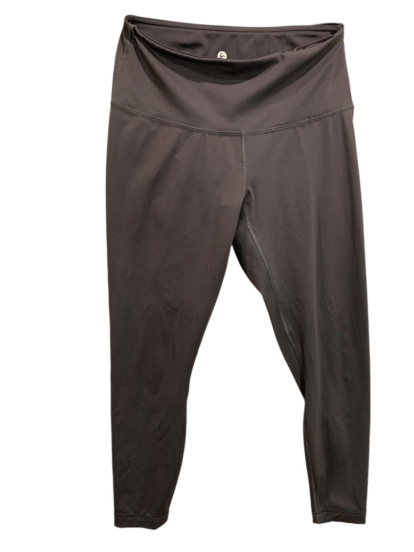 Small 90 Degree by Reflex Womens Black Activewear Leggings Crop