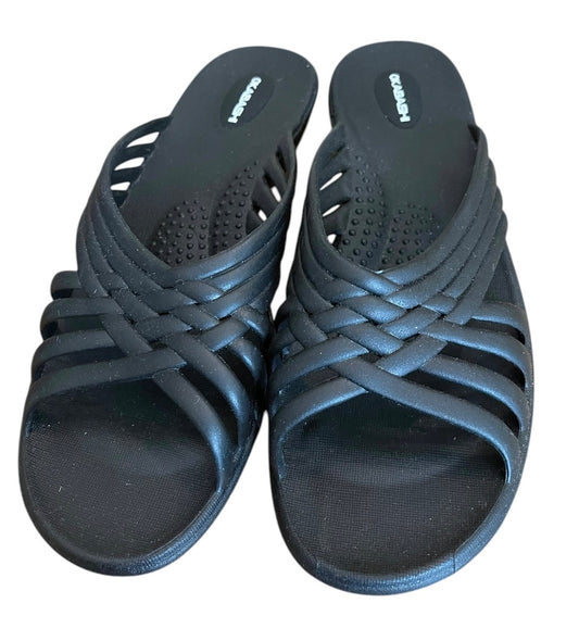 M/L 8-9 Okabashi Womens Venice Sandal Size Slides Black