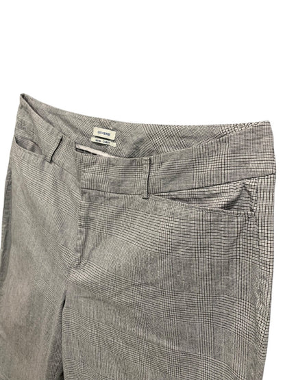 Size 16 Dockers Womens Plaid Gray Pants Mid Rise Curvy Metro Capri