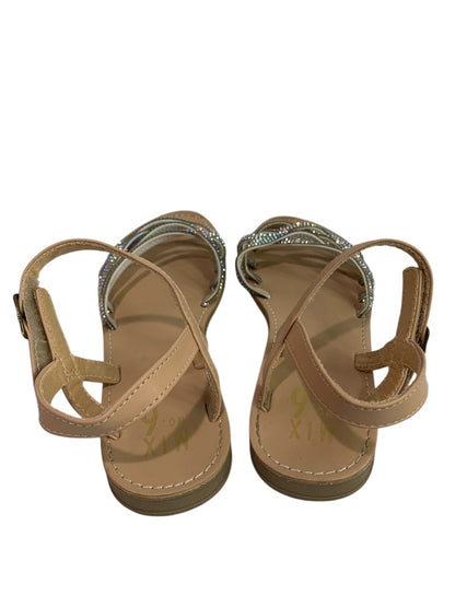 Size 2 Mix No6 Girls Sandals Rhinestones Flat Stella Strappy