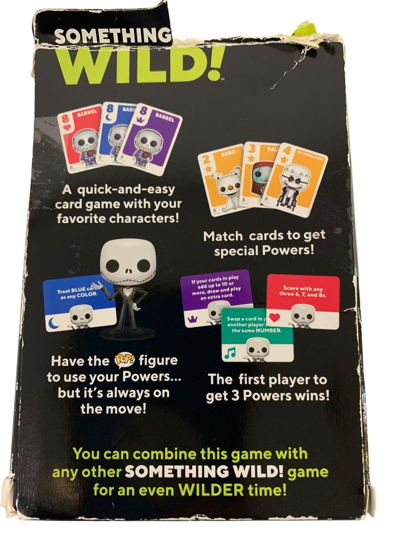 Nightmare Before Christmas Something Wild Card Game Funko Ages 6+ and 2-4 Players