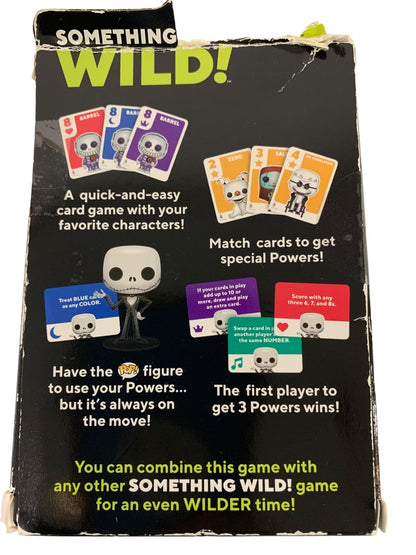 Nightmare Before Christmas Something Wild Card Game Funko Ages 6+ and 2-4 Players