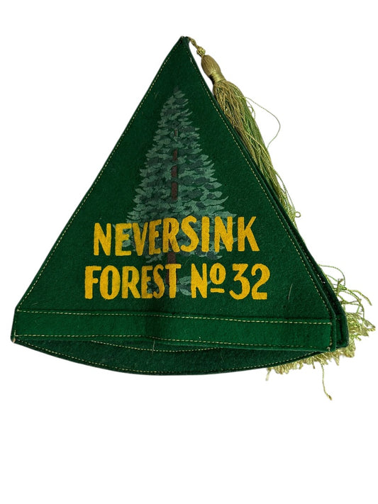 Masonic Tall Cedars of Lebanon Norristown Forest No 32 Felt Hat Pennsylvania