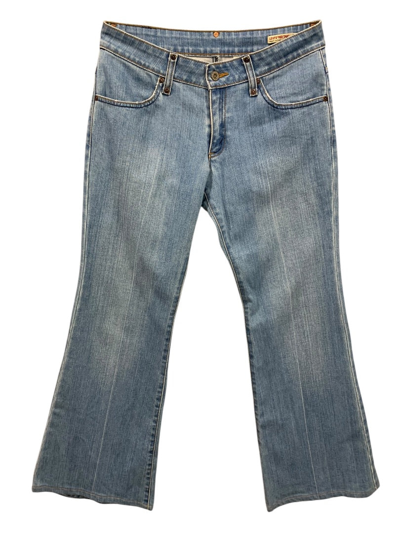 Size 30 Levis Red Tab Jeans Womens Boot Cut Denim 31 Inch Inseam