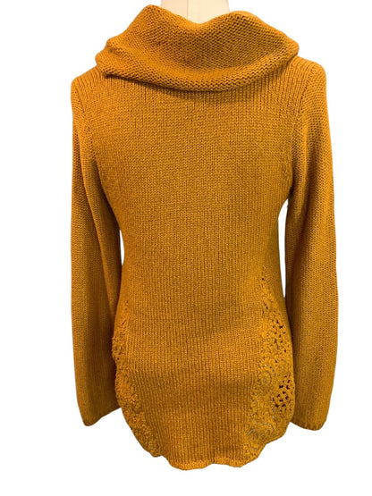 Medium Angel of the North Womens Wool Mohair Blend Sweater Loose Knit