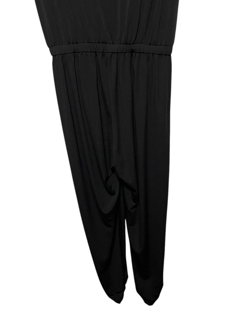 Small Wilfred Sleeveless Jumpsuit Back Zipper Black Womens
