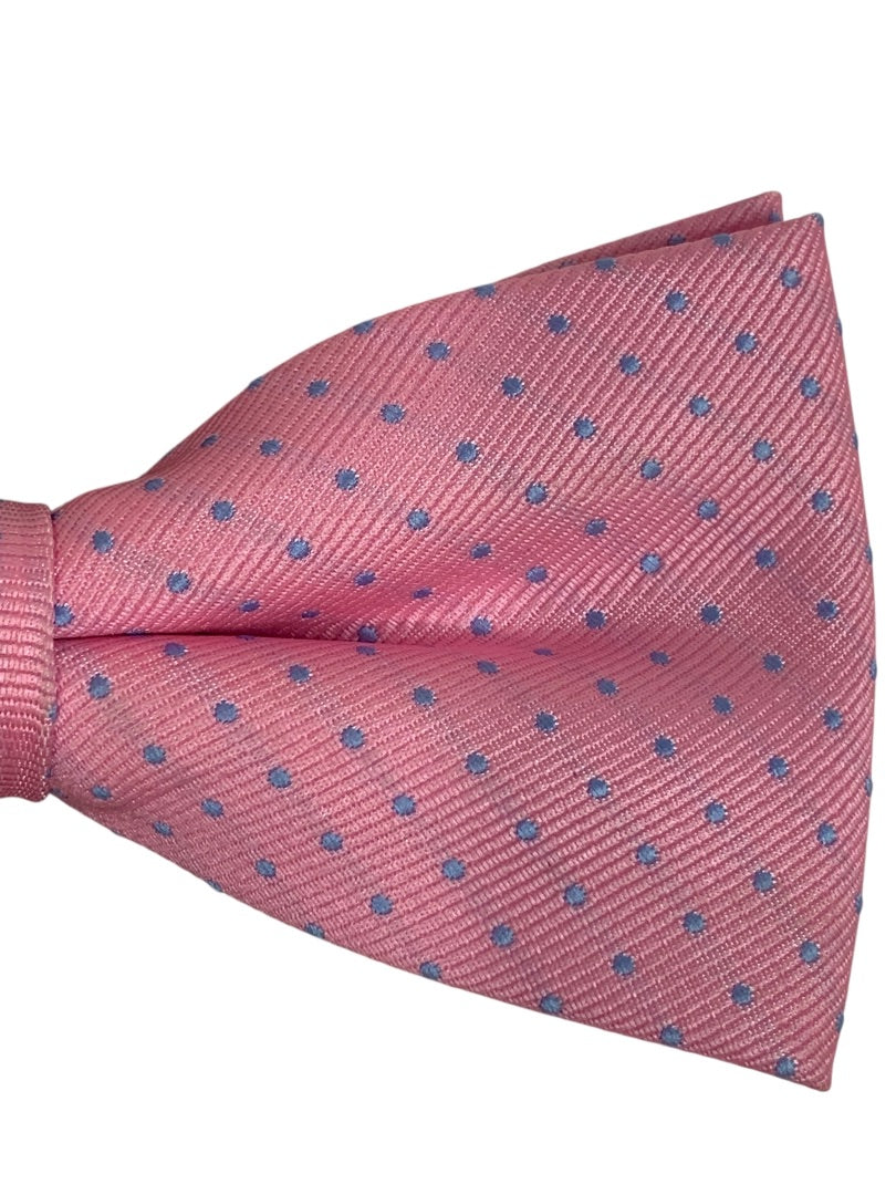 Fashion Banded Bow Tie Pre-Tied Pink Blue Dot Pastel New Adjustable
