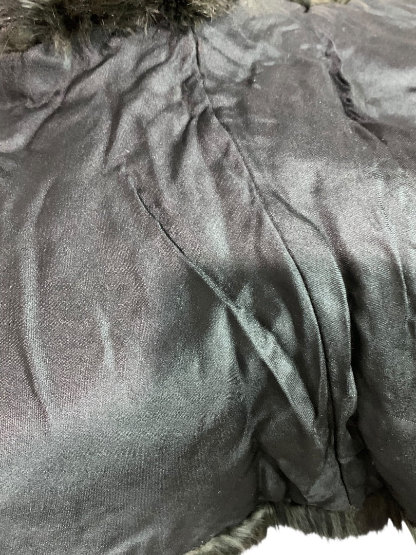 1950s Beaver Fur Stole Hook and Eye Closure Satin Lined