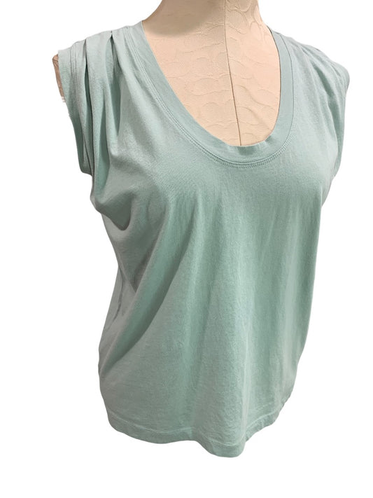 XS Loft Womens Mint Green Loose Fit Tshirt Scoop Neck Soft