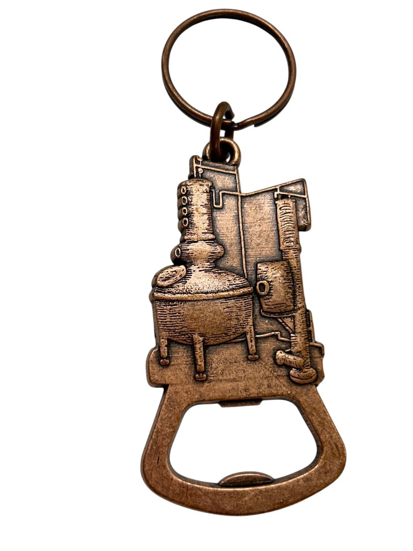 Wheatley Vodka Promotion Keychain Bottle Opener Copper Color 4" Keyring