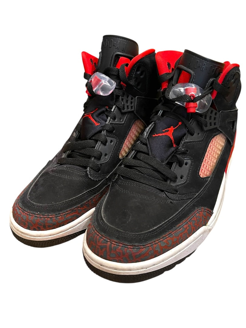 11 Nike Jordan Spizike GS Black University Red 316371-060 High Top Sneakers