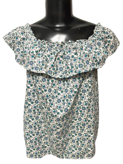 XXS J. Crew Tiered Ruffled Lined Floral Mini Skirt AY478