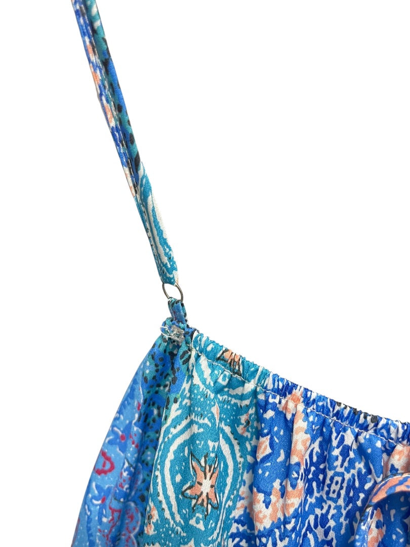 Size Large Cupshe Patterned Sleeveless Adjustable Strap Maxi Dress