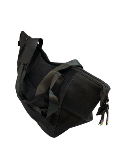 Ebay Branded Black Neoprene Tote Travel Bag 22 x 14x 7  Bag Rainbow Strap New