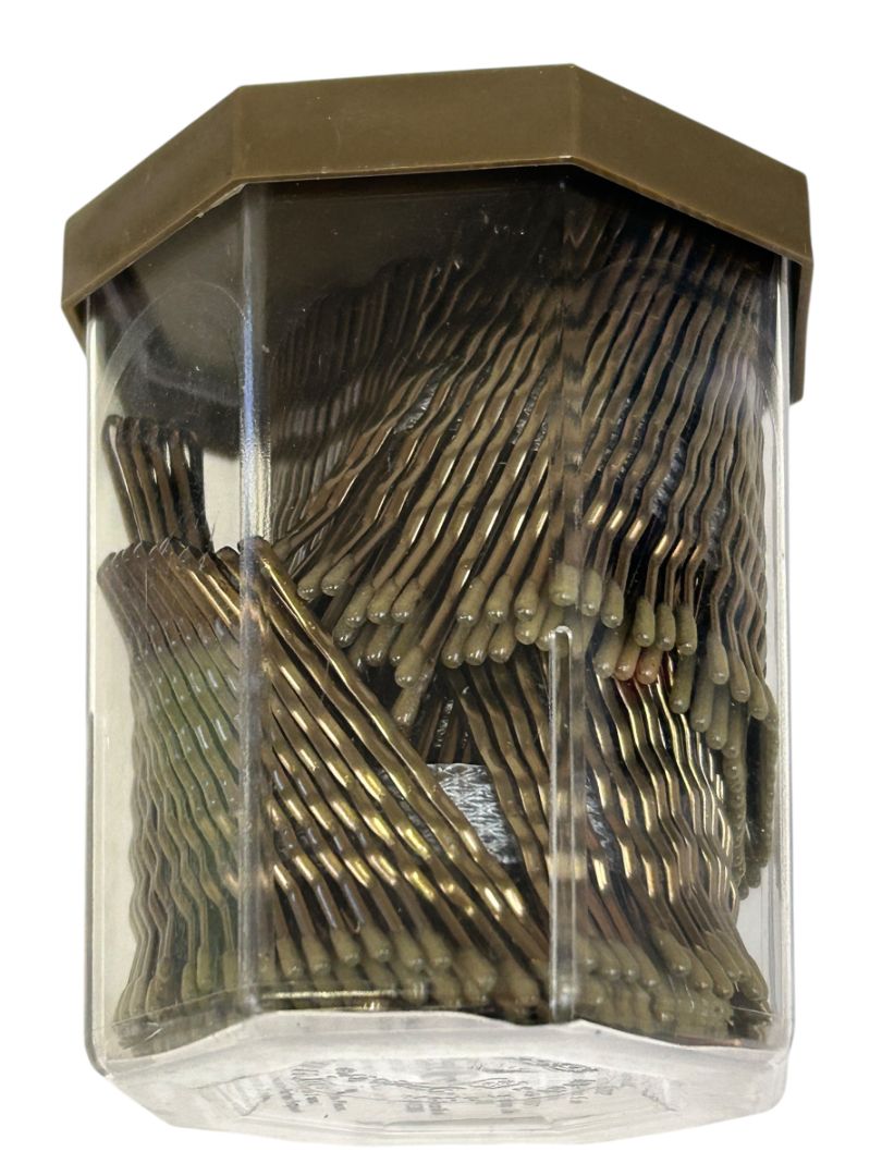 MetaGrip Premium New 300 Count Bobby Pins Grip Crimped Bronze