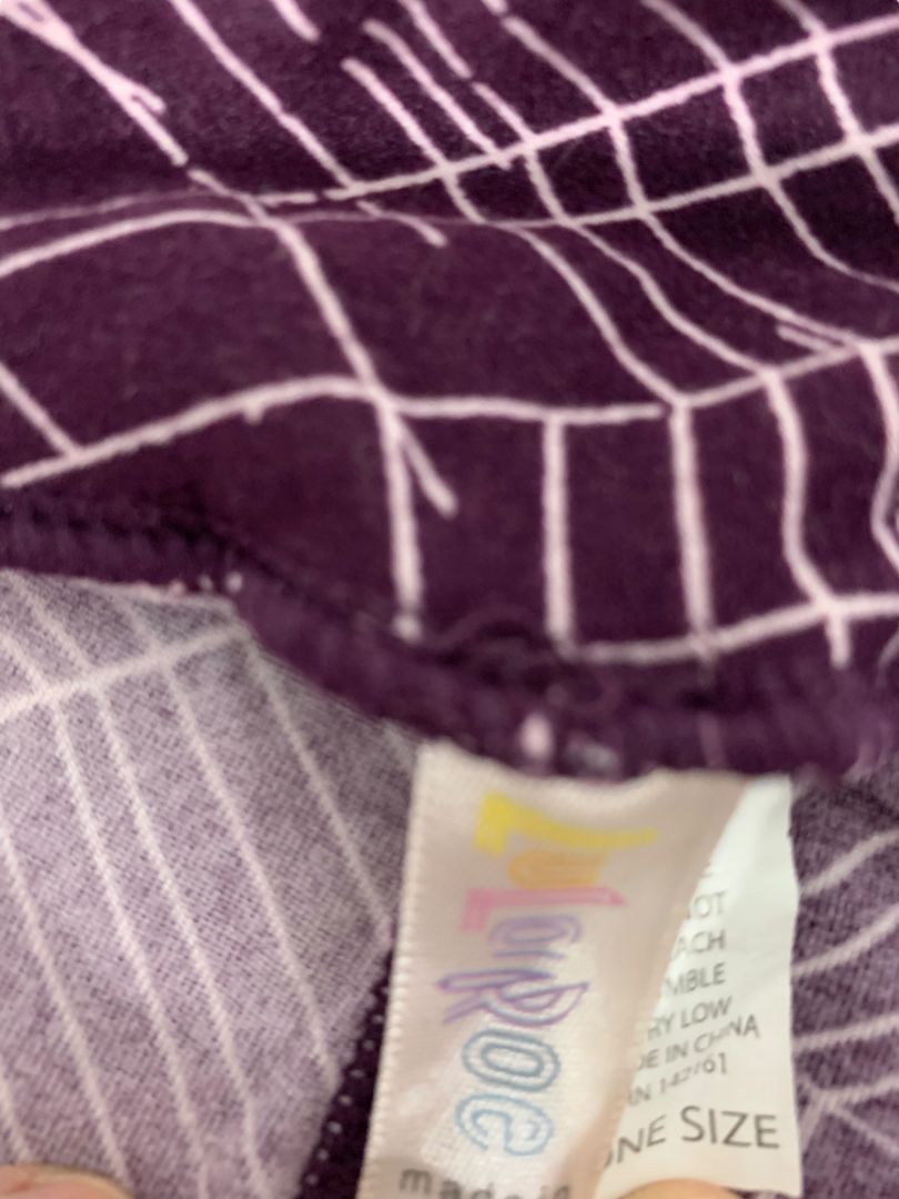 One Size LulaRoe Womens Leggings 3 Pair Assorted Skull Rose Spiderweb