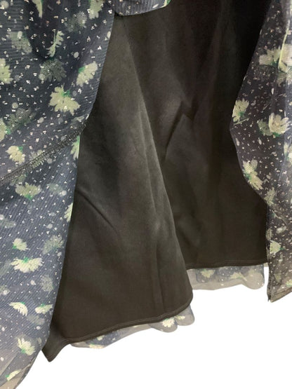 Size 22/24 Cato New Pull On Midi Skirt Black Glittered Tulle