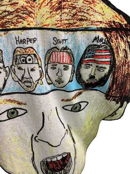 Large Liam Castellanos Illustration 2023 Liam's Battle Cry Tshirt Mens