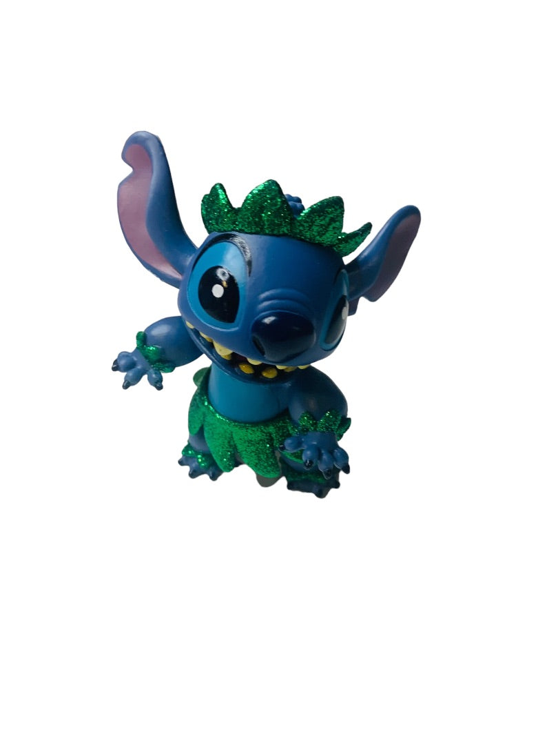 Disney Store Animators Lilo Hawaiian Stitch Figure 3" Hula Green Glitter