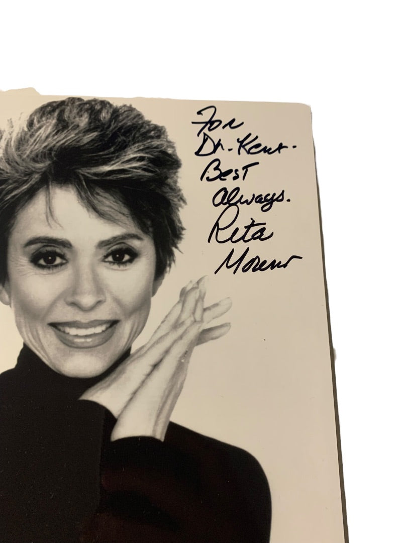 Signed Rita Moreno 8x10 Photo Black White Personalized Autograph