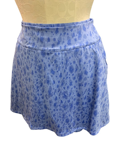 Small Adidas Womens New Print Blue Fusion Golf Skort HT1278