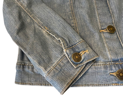 Size 7 Carters Kids Girls Jean Jacket Light Wash Denim