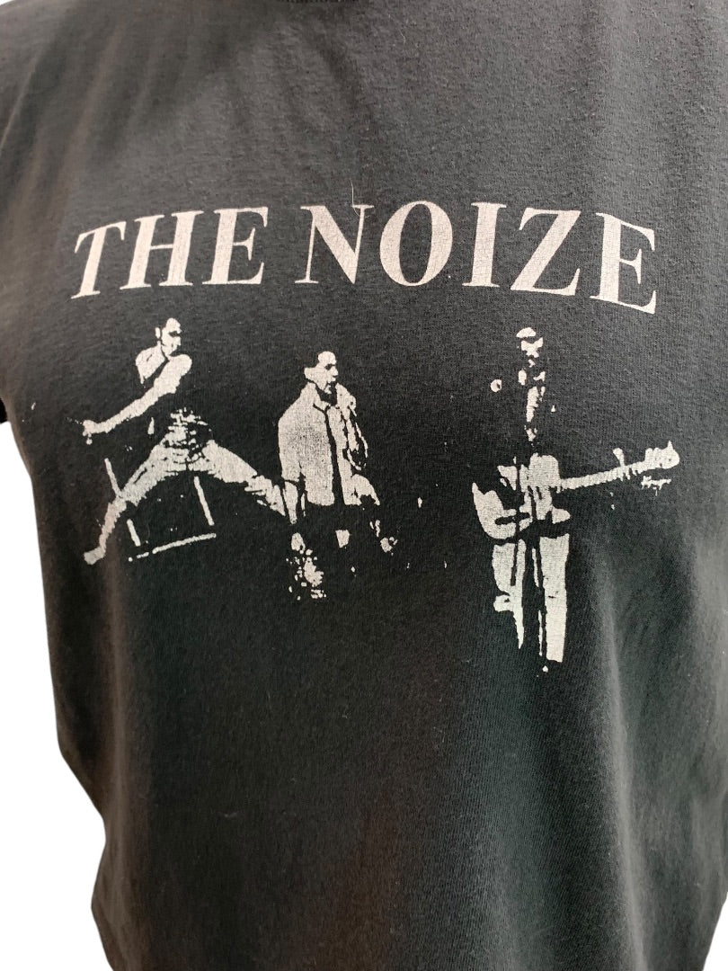 One Size John Galt The Noize Womens Black Band Tshirt Brandy Melville