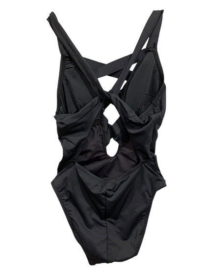 Size 0 La Blanca New Womens Strappy Cutout One Piece Swimsuit Black