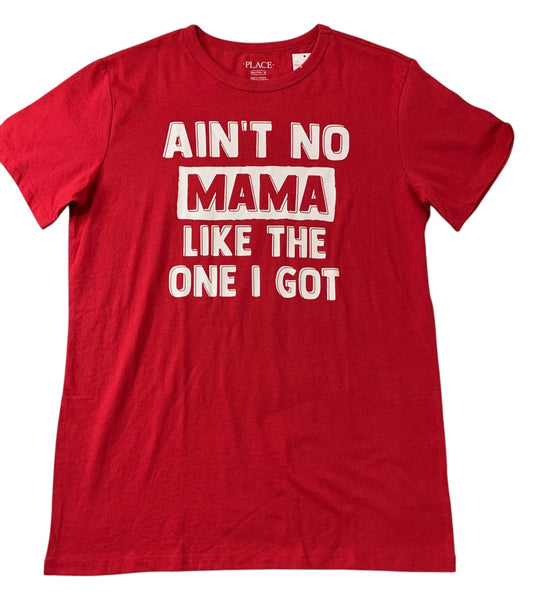 XXL Place Boys New Tshirt "Aint No Mama . . ." Red Short Sleeve