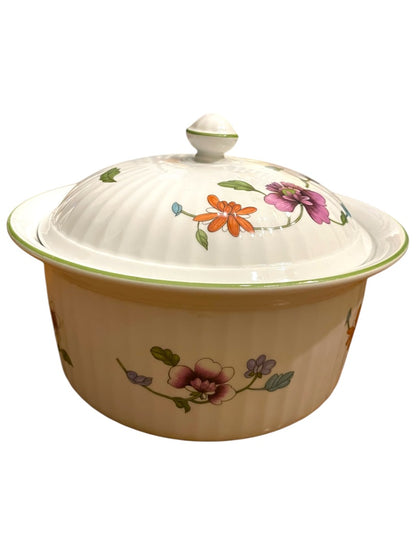 Royal Worcester Astley Fine Oven China Lidded Casserole 1983 2 Quart