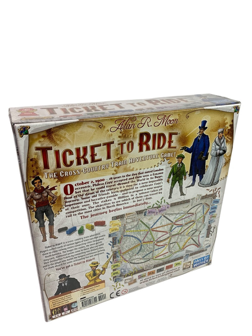 Ticket to Ride Sealed Board Game Days of Wonder 7201 New