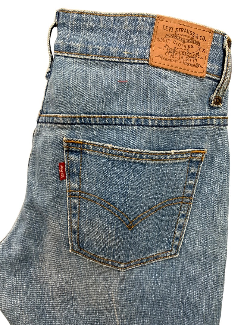 Size 30 Levis Red Tab Jeans Womens Boot Cut Denim 31 Inch Inseam