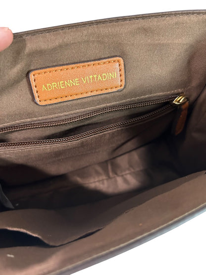 Adrienne Vittadini Top Handle Satchel Bag Removable Shoulder Strap The Signature Collection